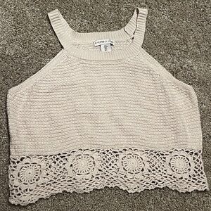 Sincerely Jules Light Cream Knit Top